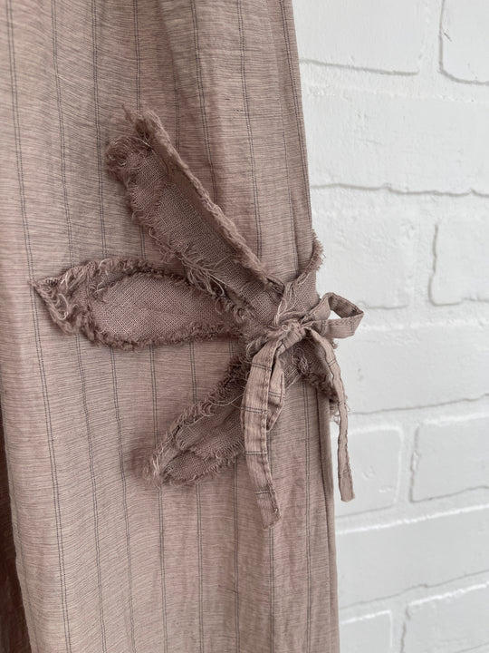 Aqua Limone Flower Detail Pants