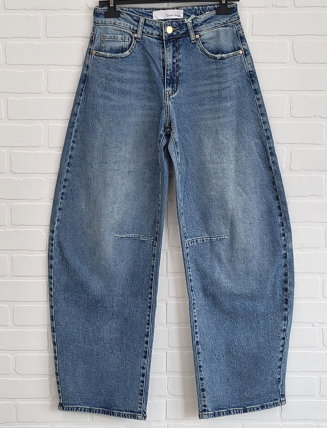 Queen of Hearts Barrel Jeans