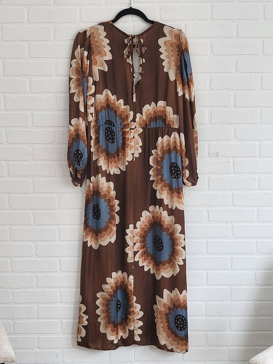 Angelina floral satin dress