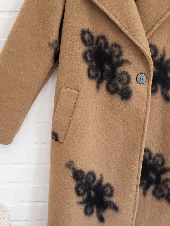 Amelia Floral Print Coat