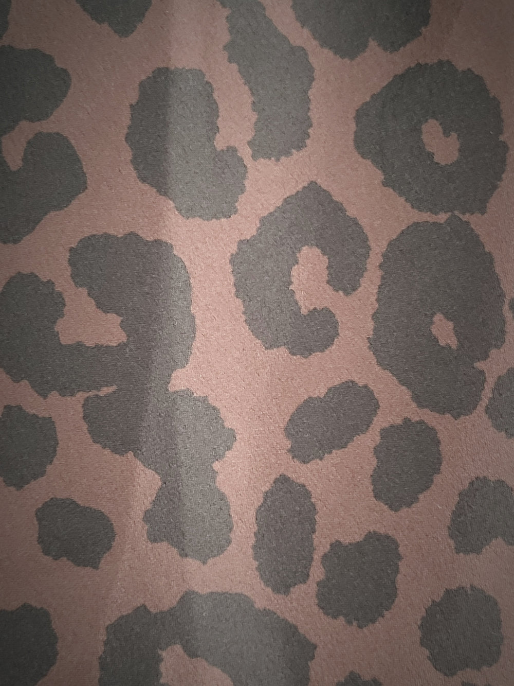Leopard Print Satin Skirt