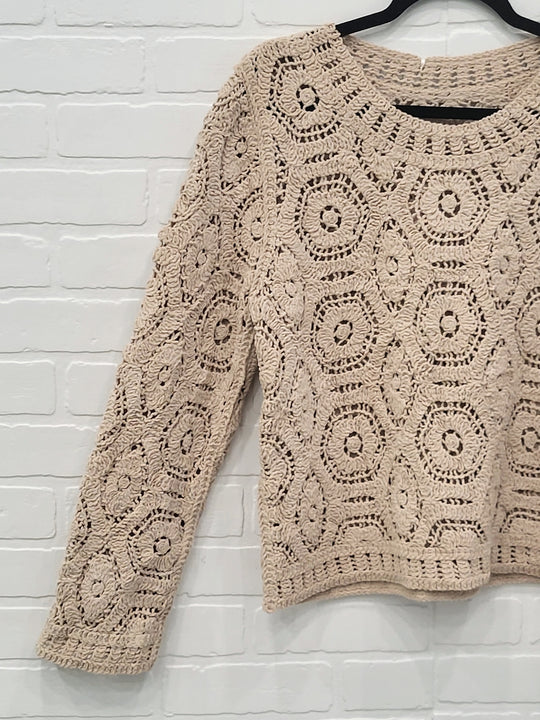 Cecilia Crochet Sweater