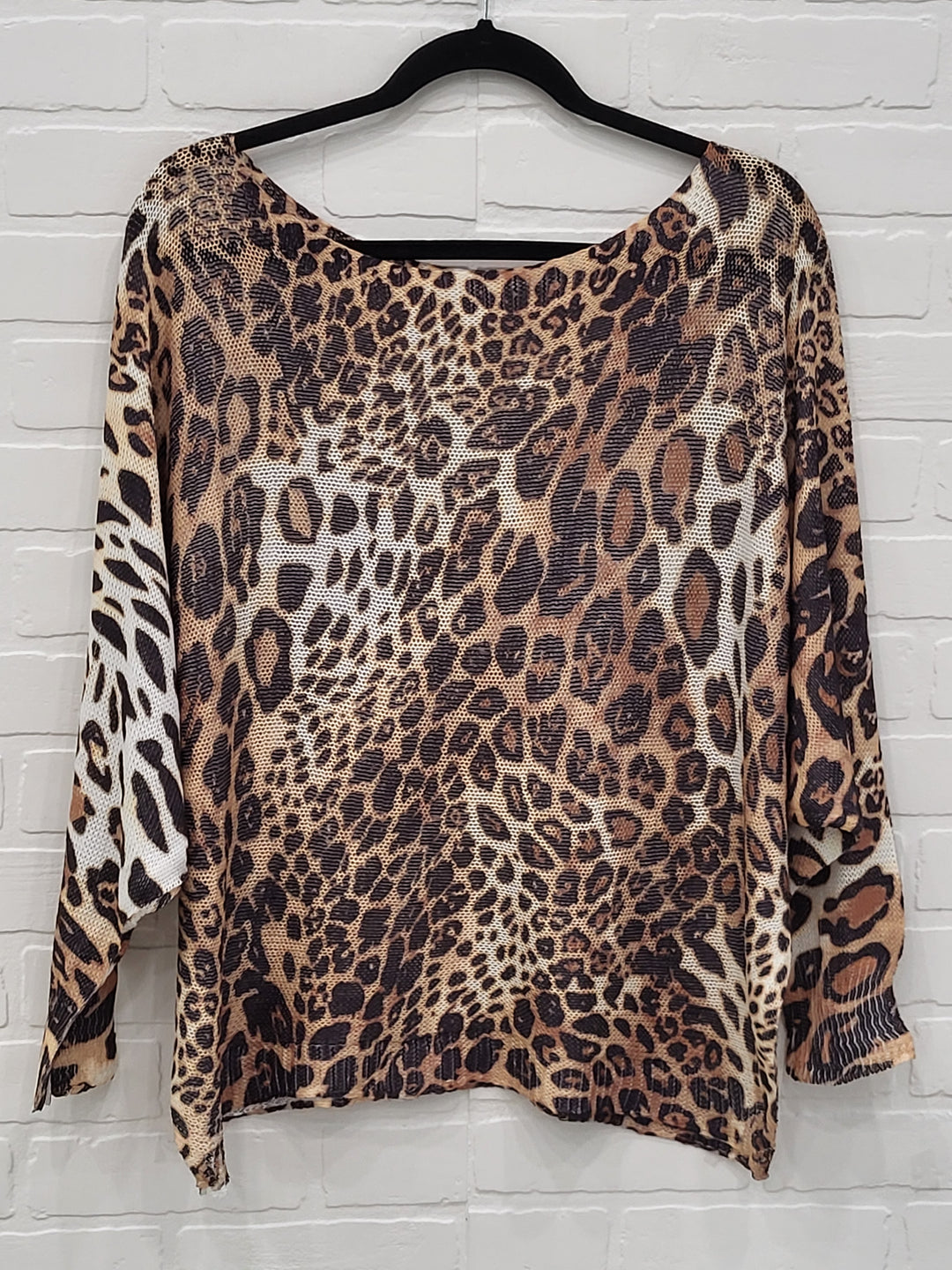 Cheetah batwing sweater