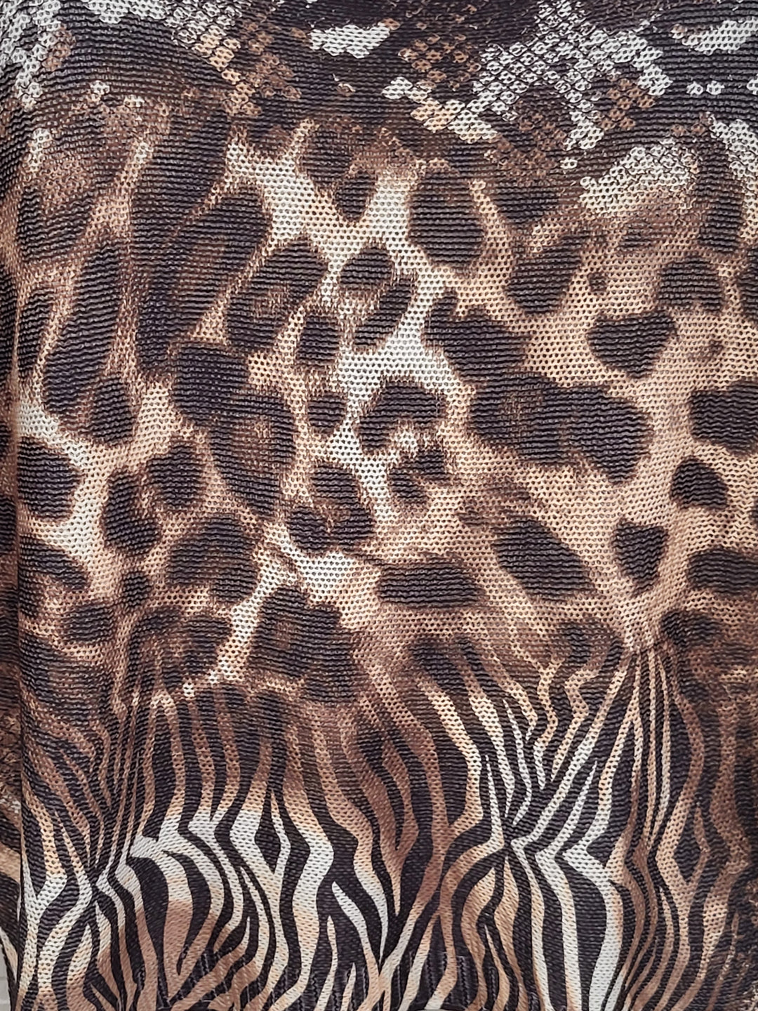Cheetah batwing sweater