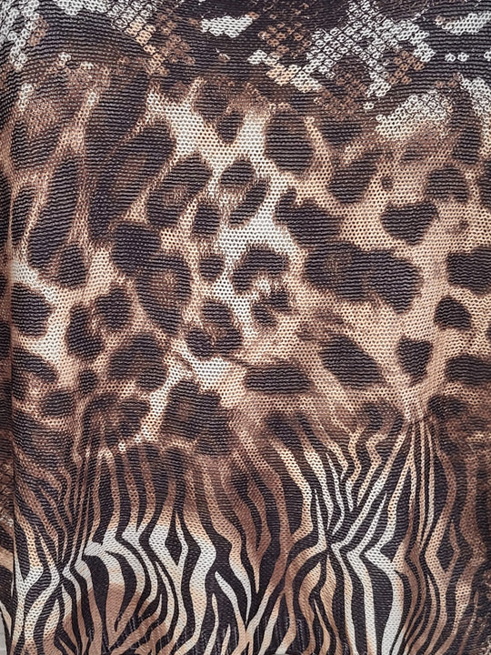 Cheetah batwing sweater