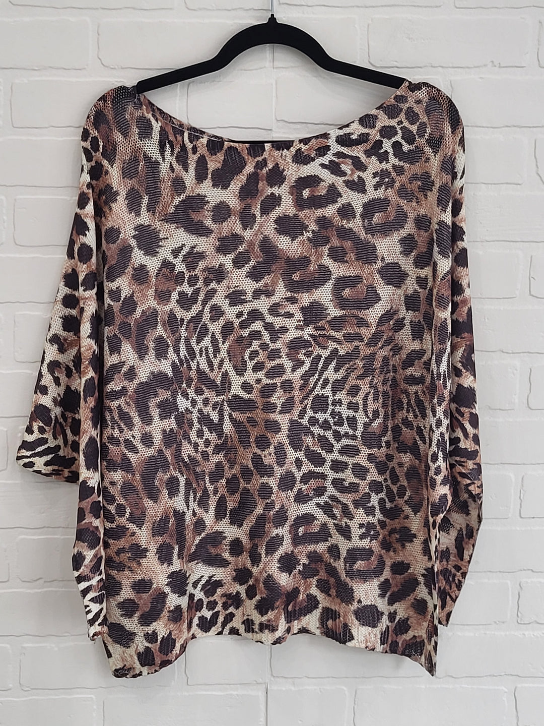 Cheetah batwing sweater