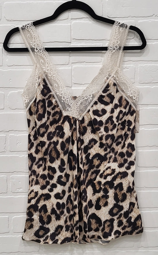 Leopard Sleevless Top