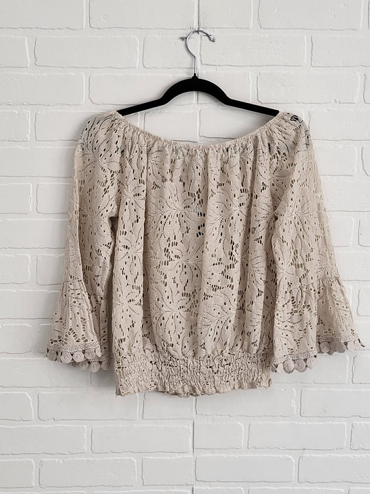 Fantasy Boho Lace V-Neck Top