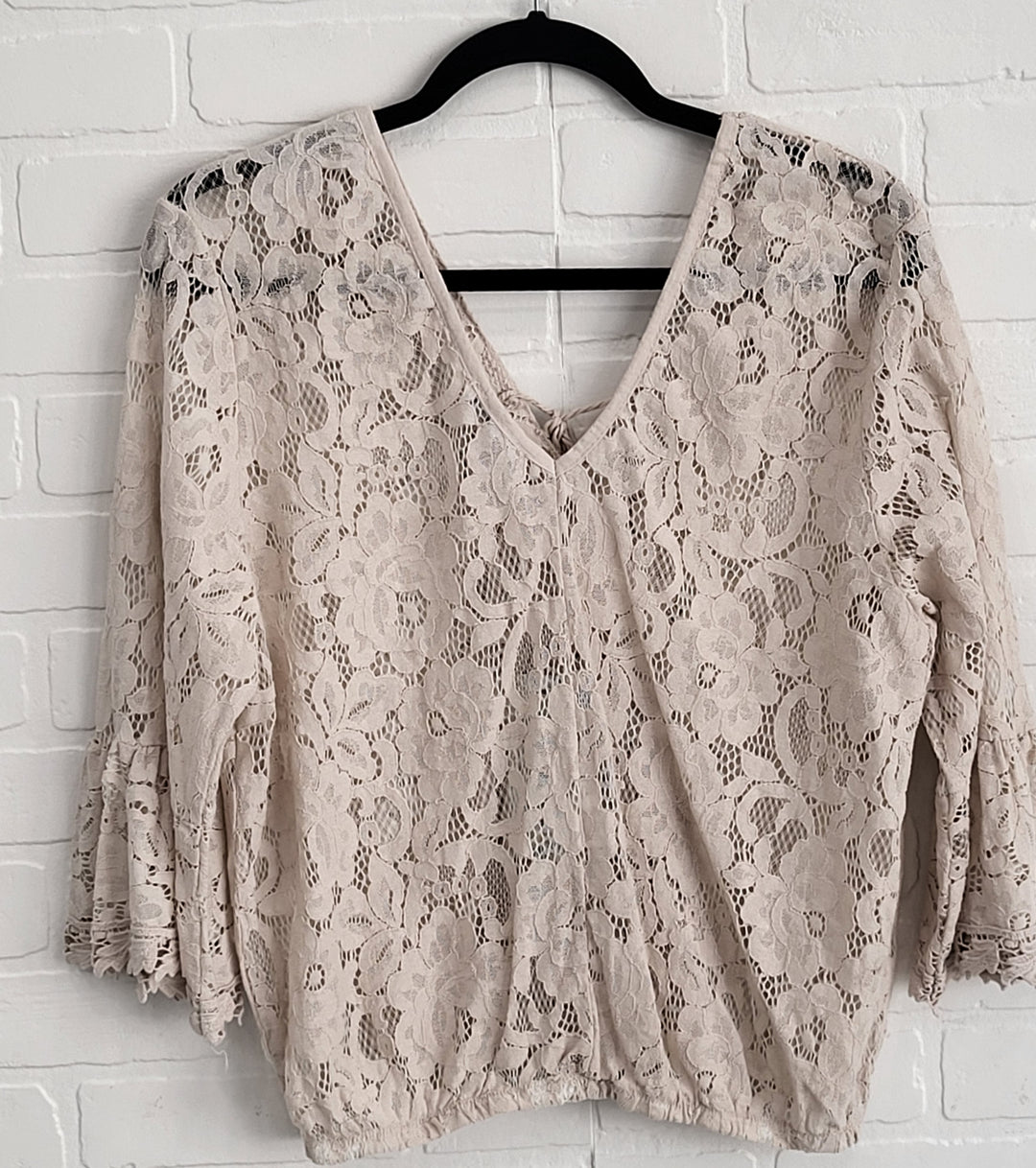 Fantasy Boho Lace V-Neck Top