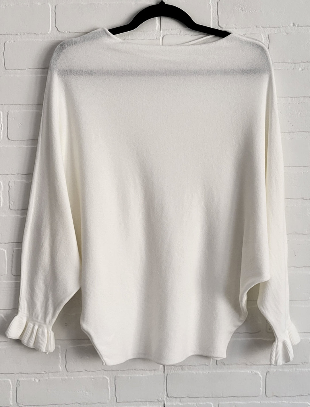 Khloe Ruffle Sleeve Knit Top