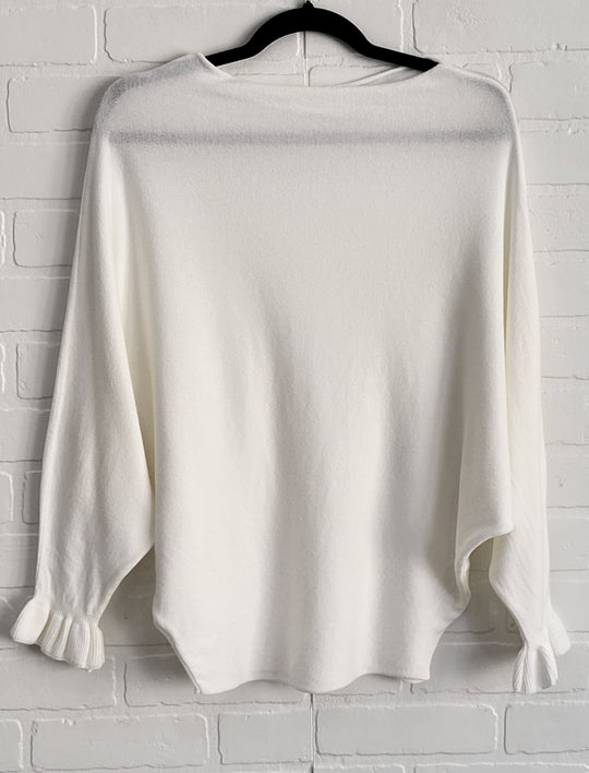 Khloe Ruffle Sleeve Knit Top