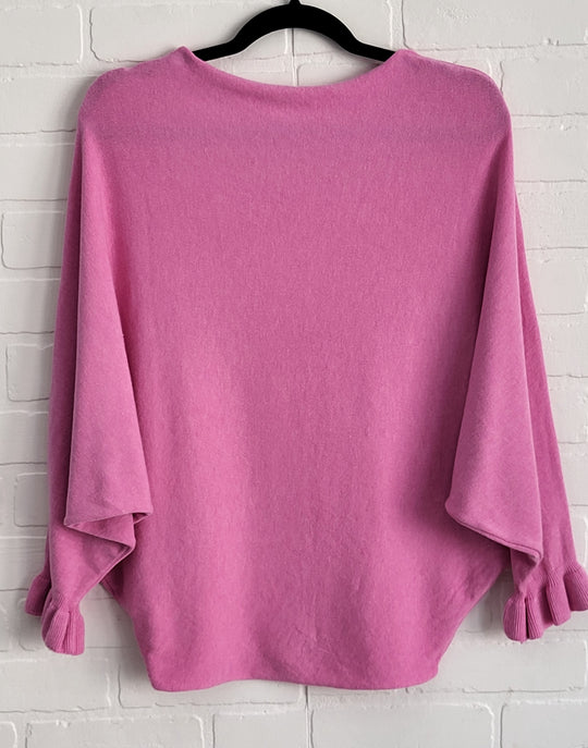 Khloe Ruffle Sleeve Knit Top