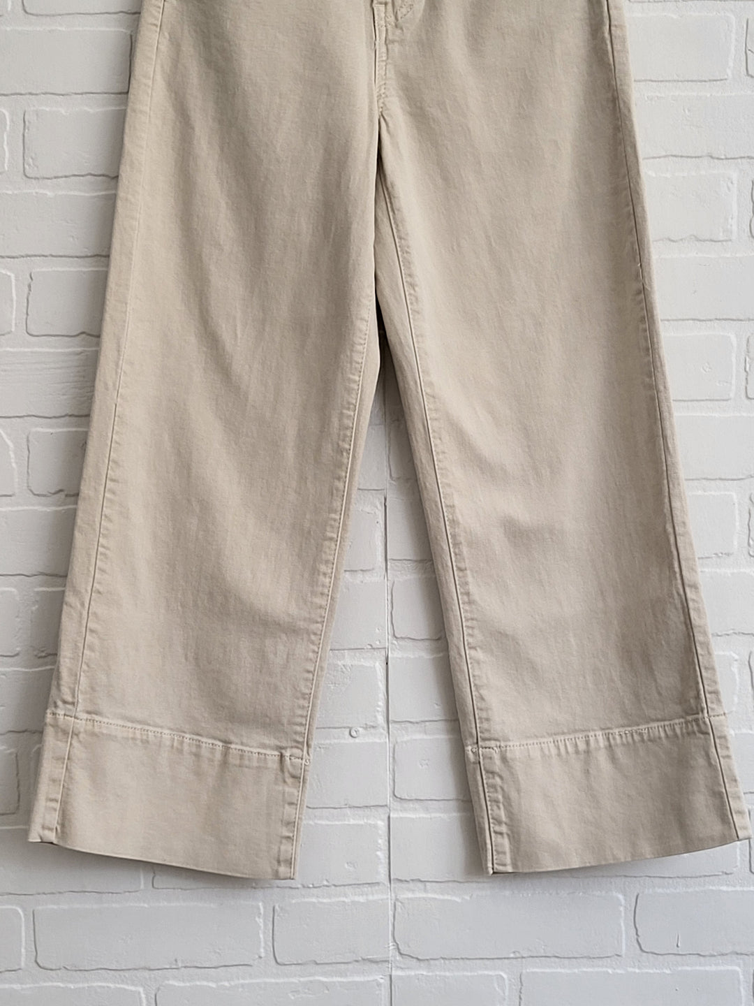 Water Cropped Straight Leg Jeans