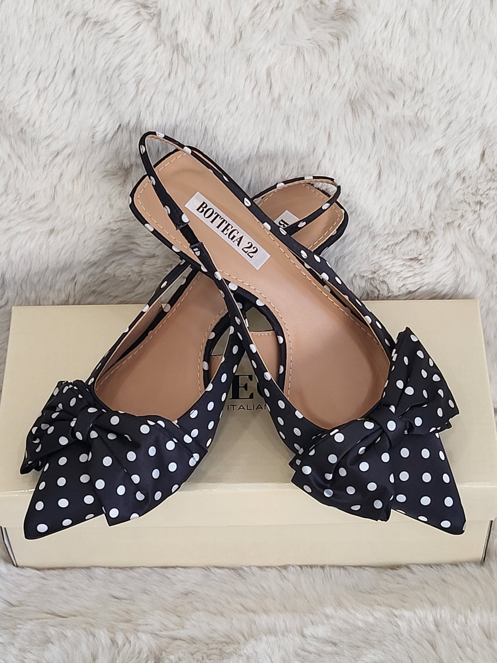 Bottega Polka Dot Slingback