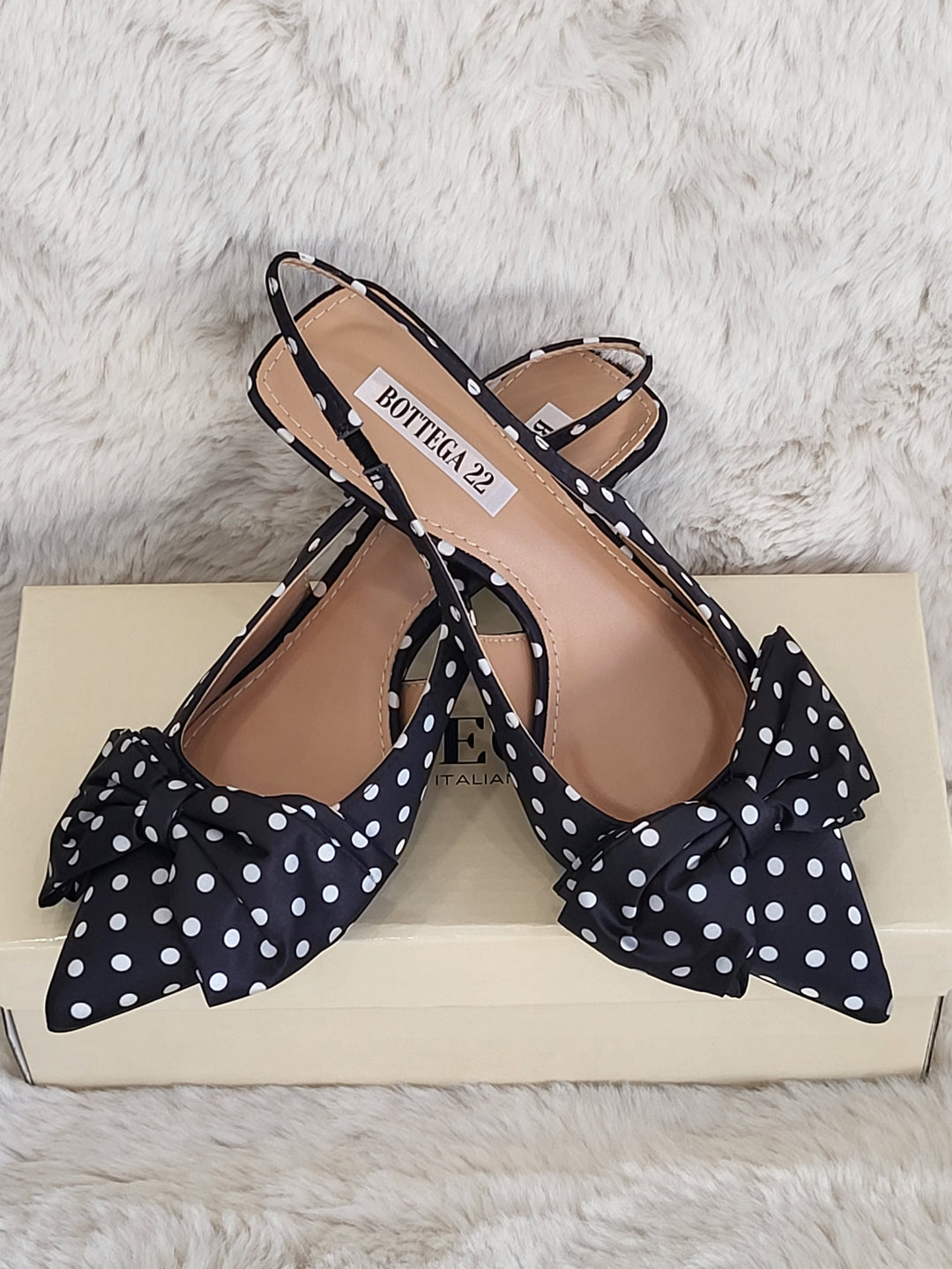 Bottega Polka Dot Slingback