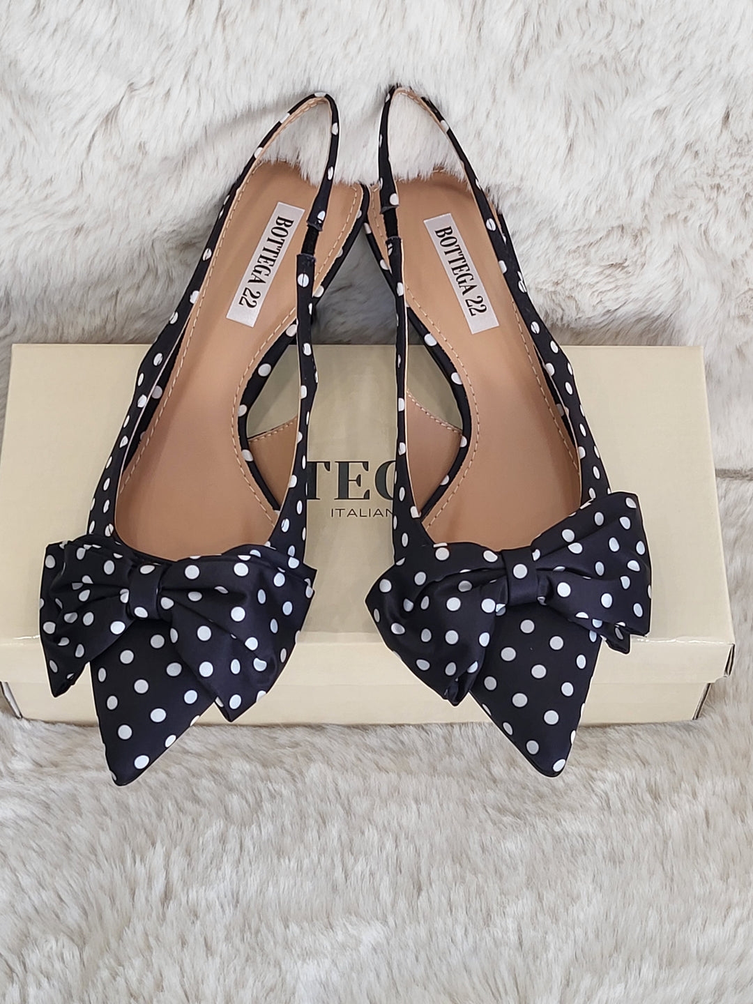 Bottega Polka Dot Slingback