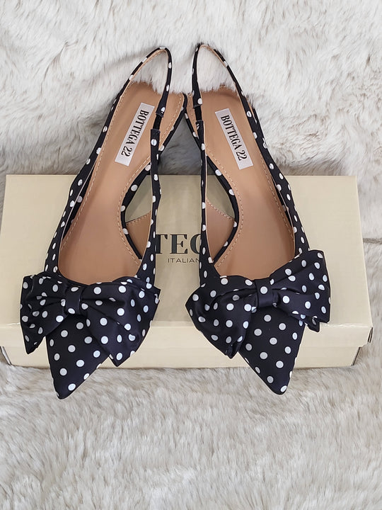 Bottega Polka Dot Slingback