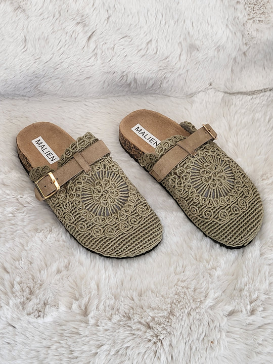Mali Macrame Mules