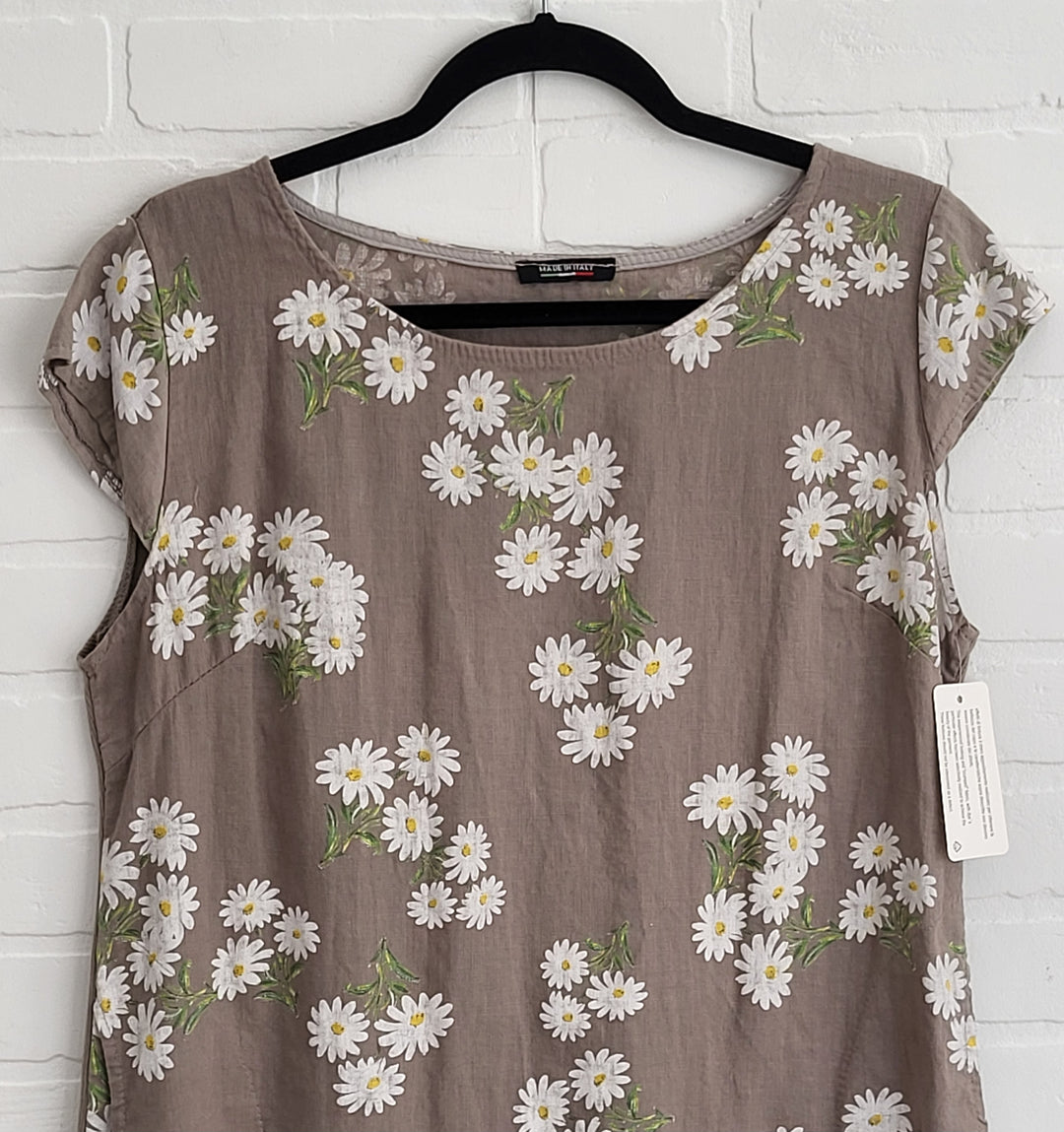 Linen Daisy Dress