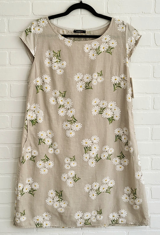 Linen Daisy Dress
