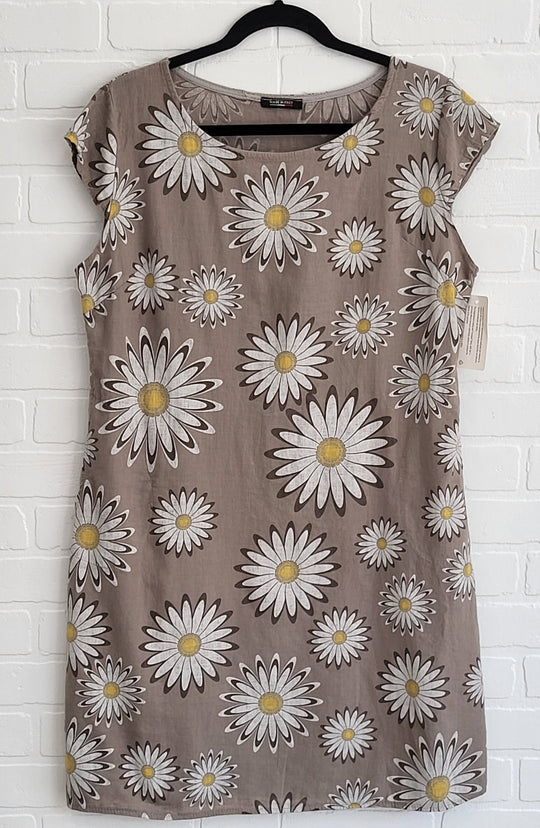 Linen Daisy Dress