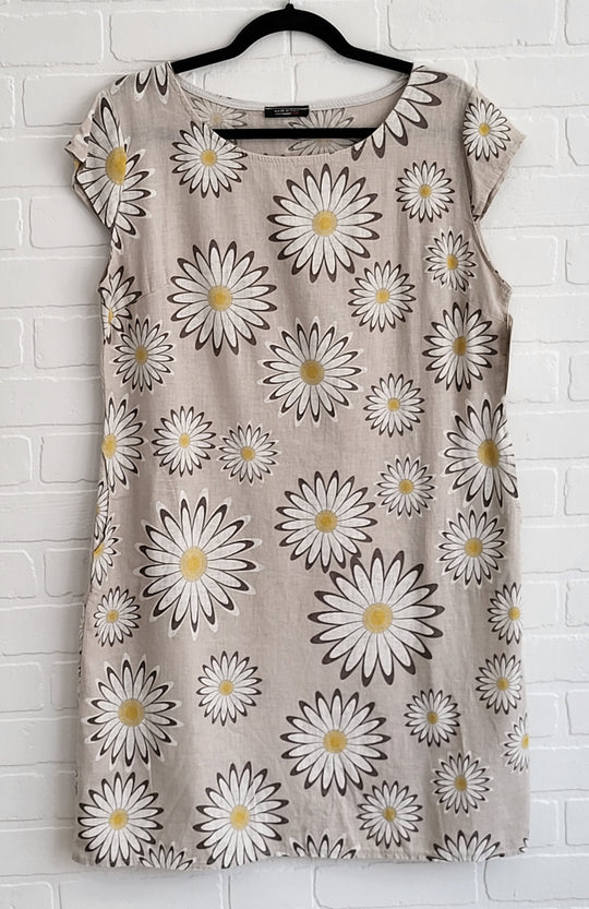 Linen Daisy Dress