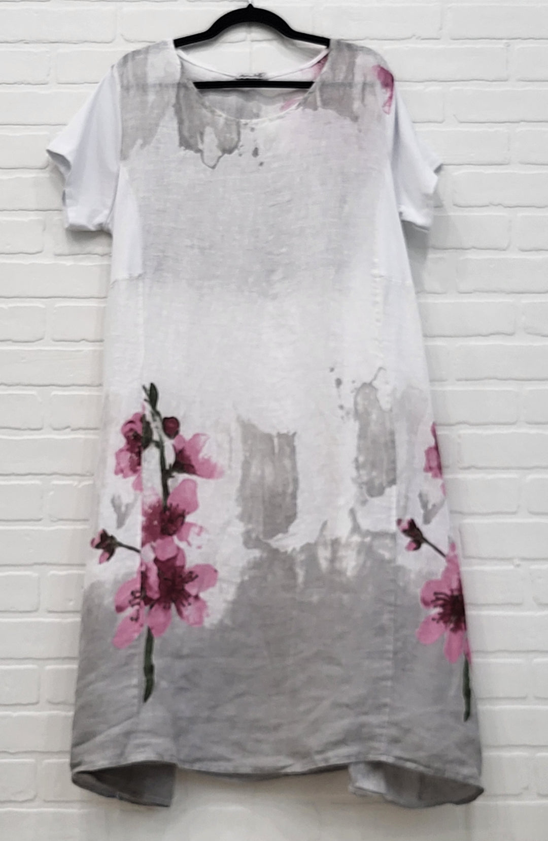 Floral Linen Dress
