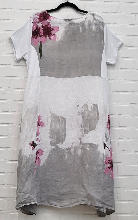 Floral Linen Dress