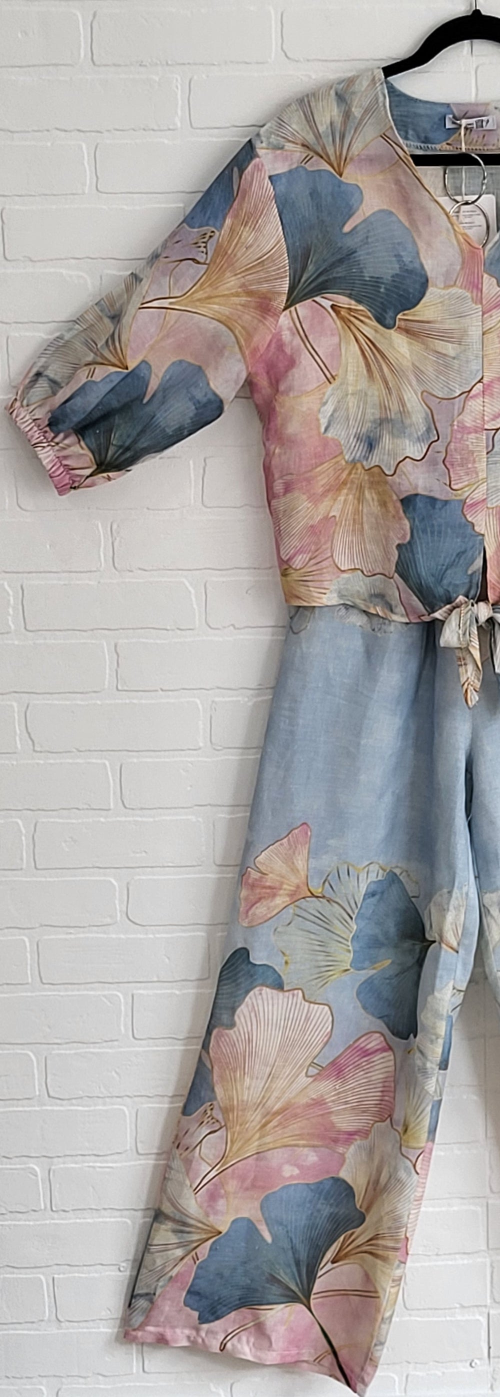 Floral Linen 2 piece Set