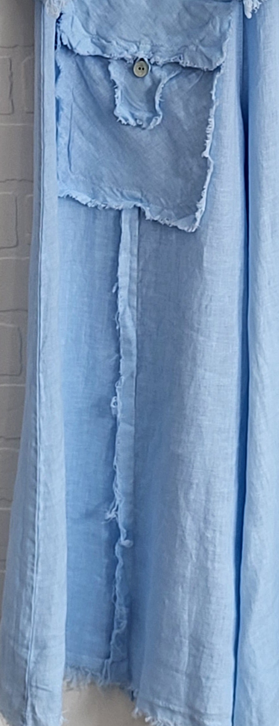 Washed Linen Raw Edge Set
