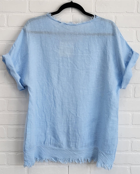 Washed Linen Raw Edge Set