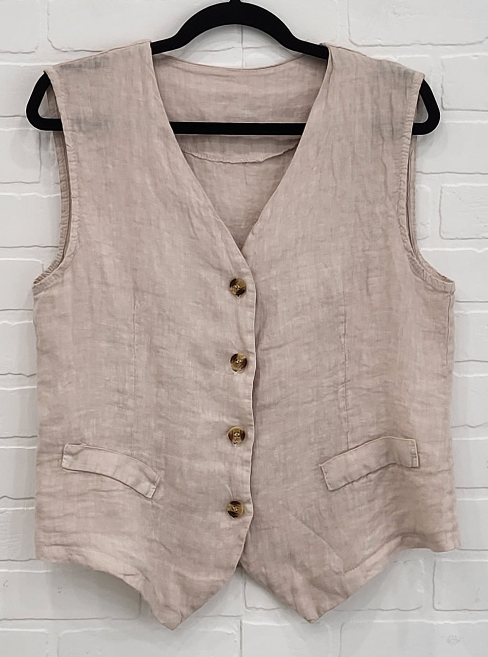 Linen Vest & Pants Set