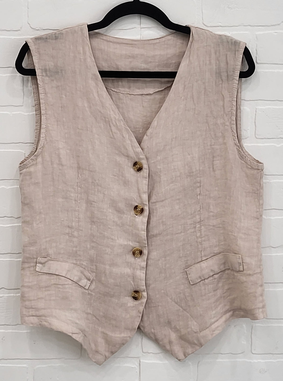 Linen Vest & Pants Set