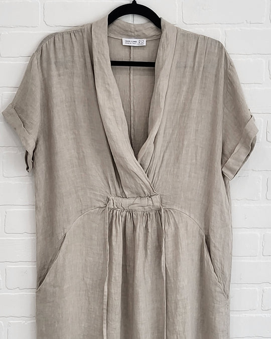 Amber Linen Dress