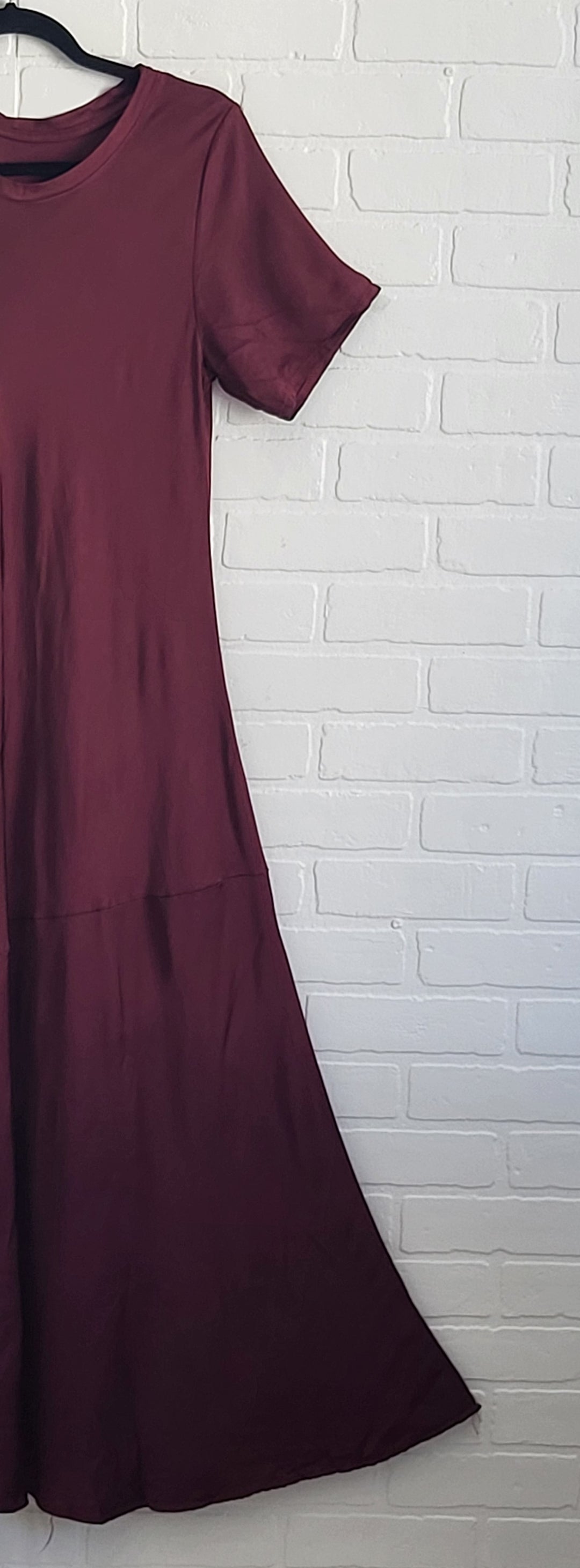 Satin T- Shirt Dress