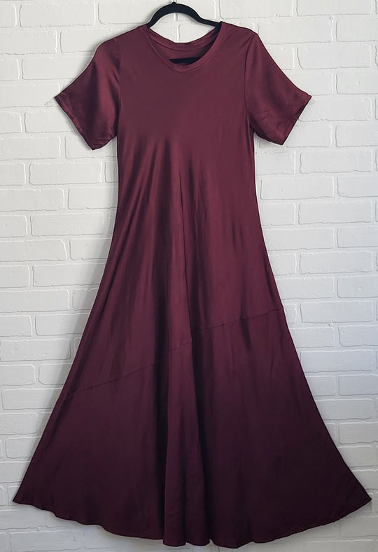 Satin T- Shirt Dress