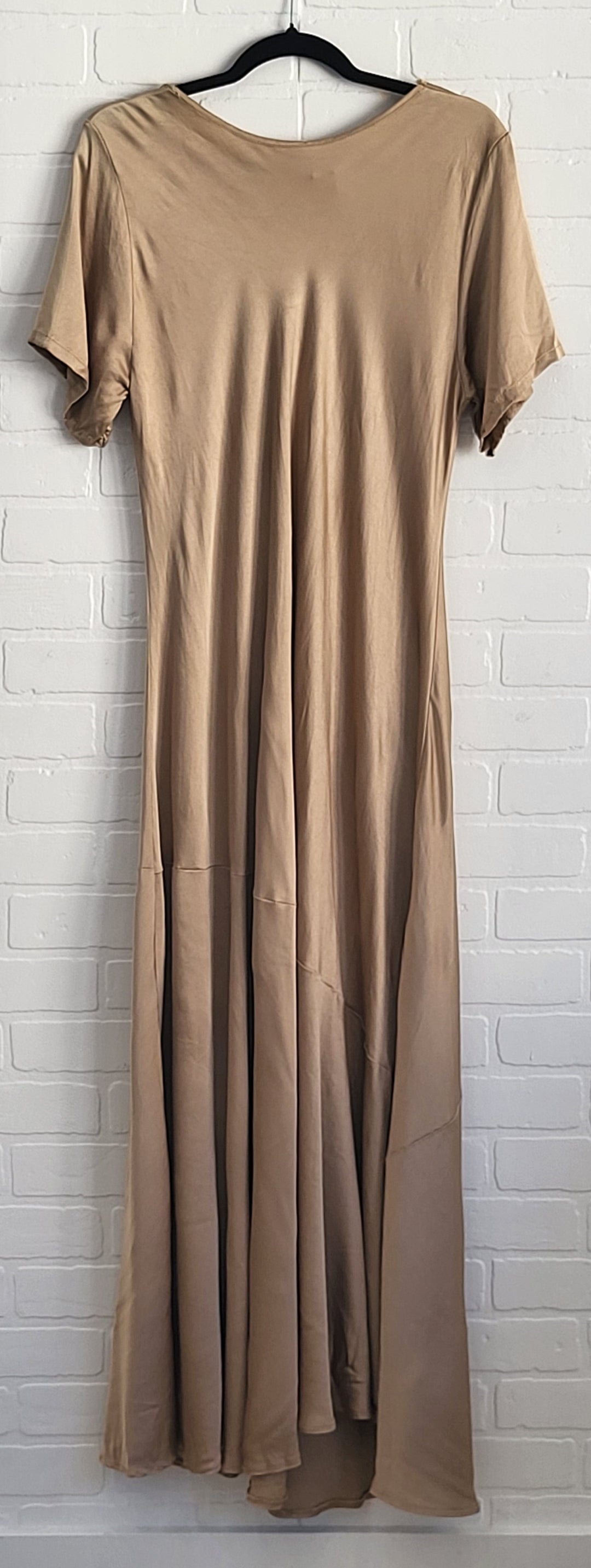 Satin V-neck Dress