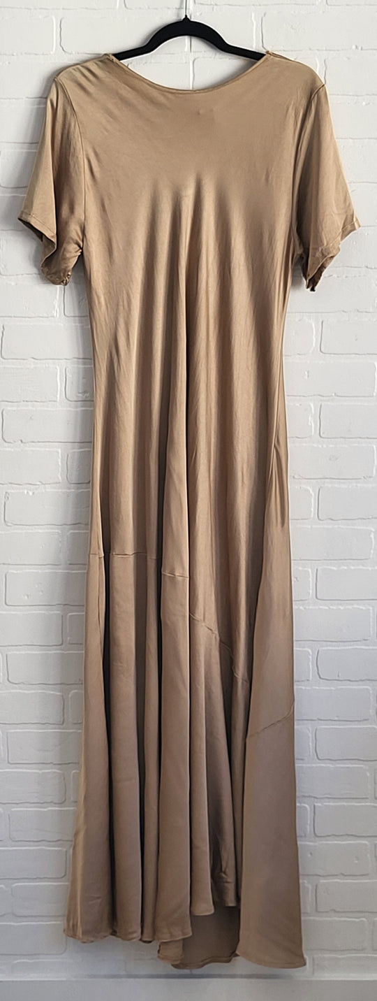 Satin V-neck Dress