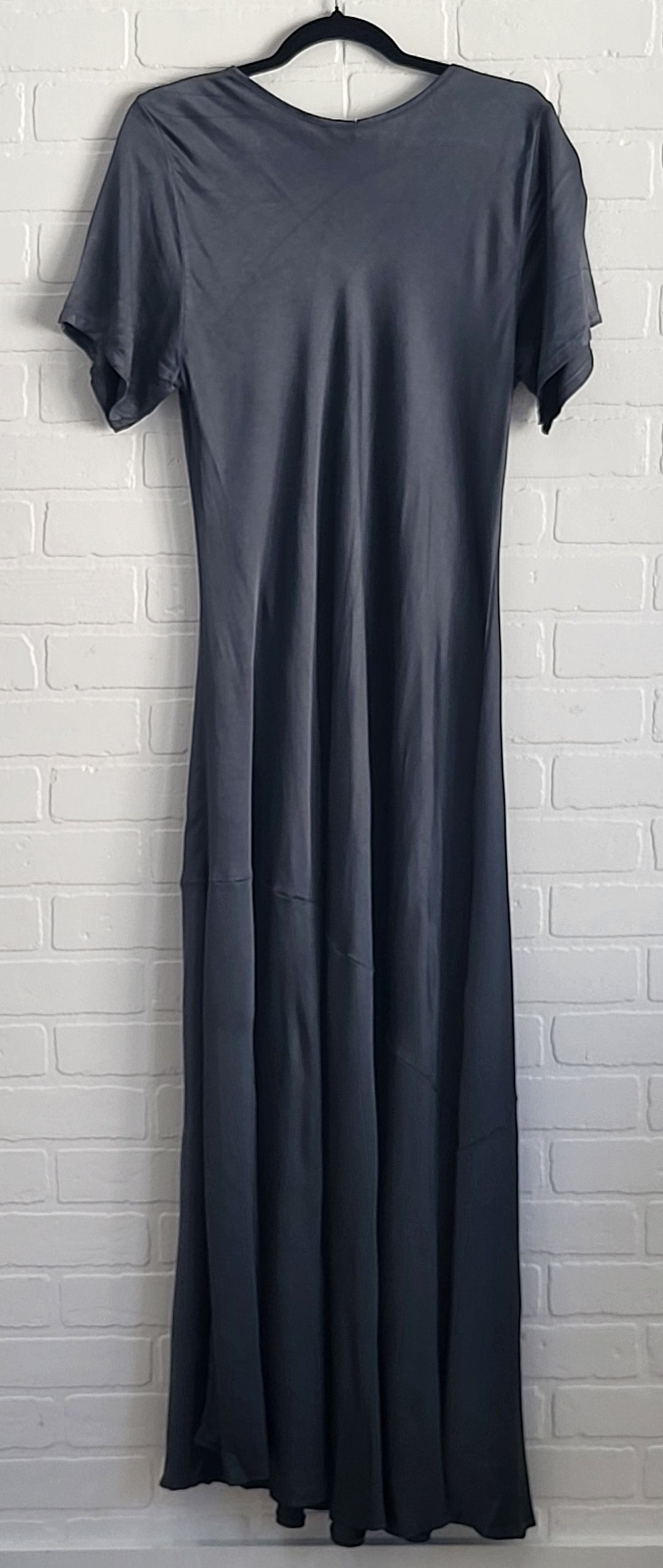 Satin V-neck Dress