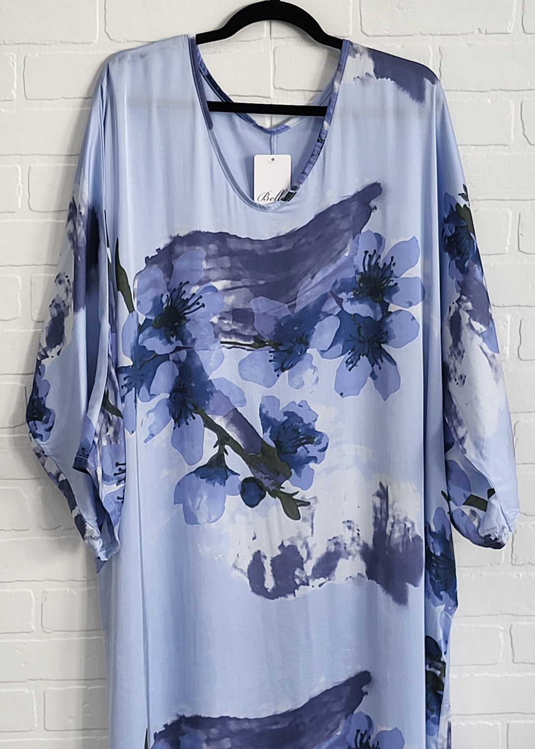 Belle Satin  Kaftan Dress