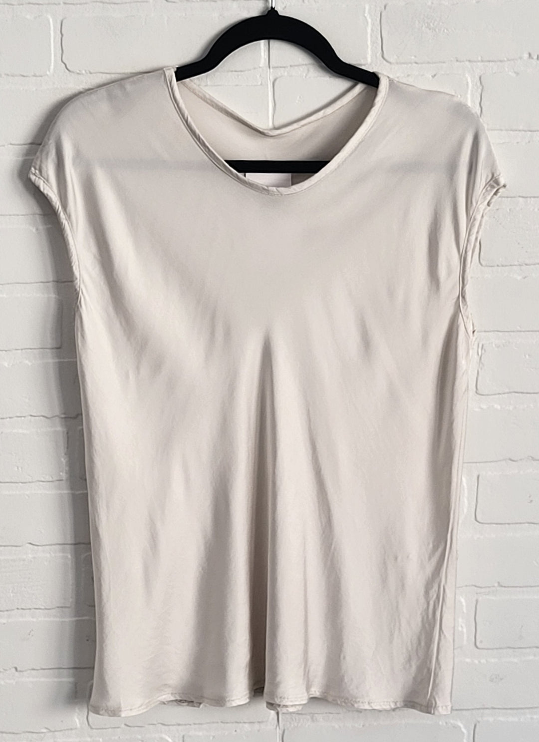 Belle Satin Cap Sleeve Top