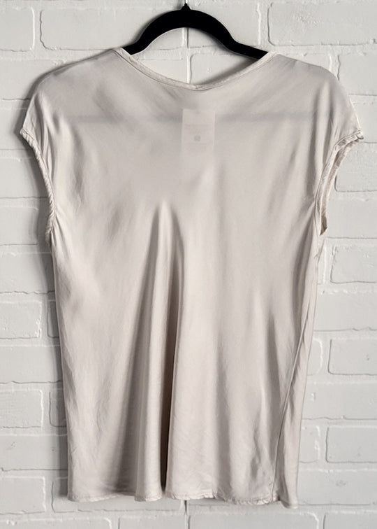 Belle Satin Cap Sleeve Top