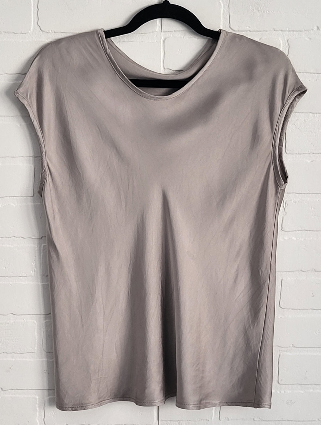 Belle Satin Cap Sleeve Top