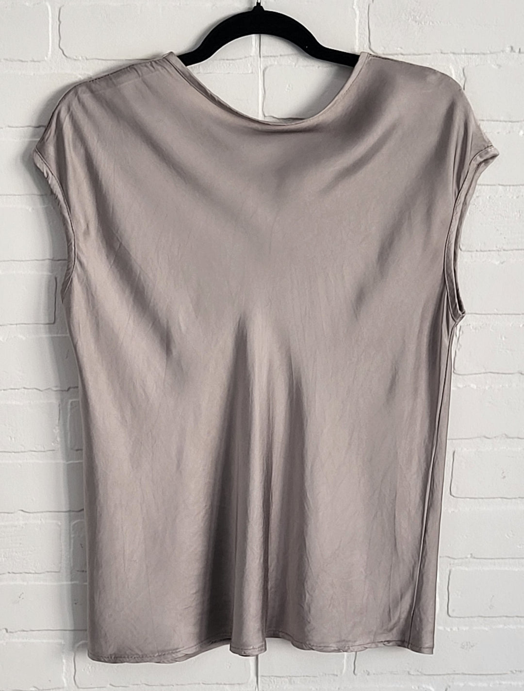 Belle Satin Cap Sleeve Top