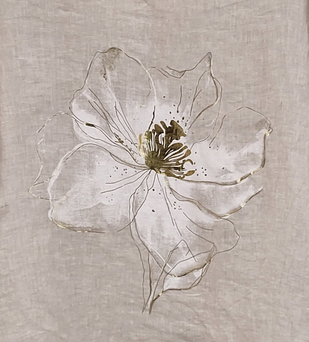 Golden Petal Relaxed Fit Top