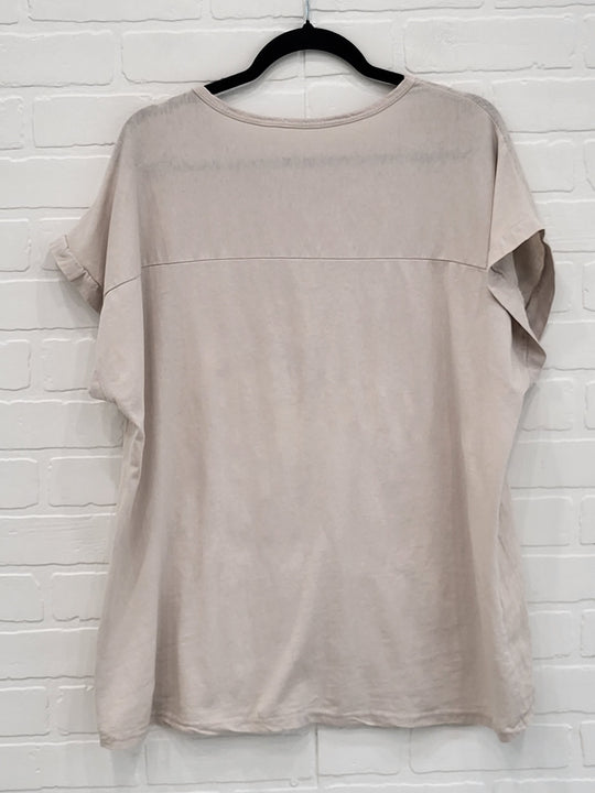 Golden Petal Relaxed Fit Top