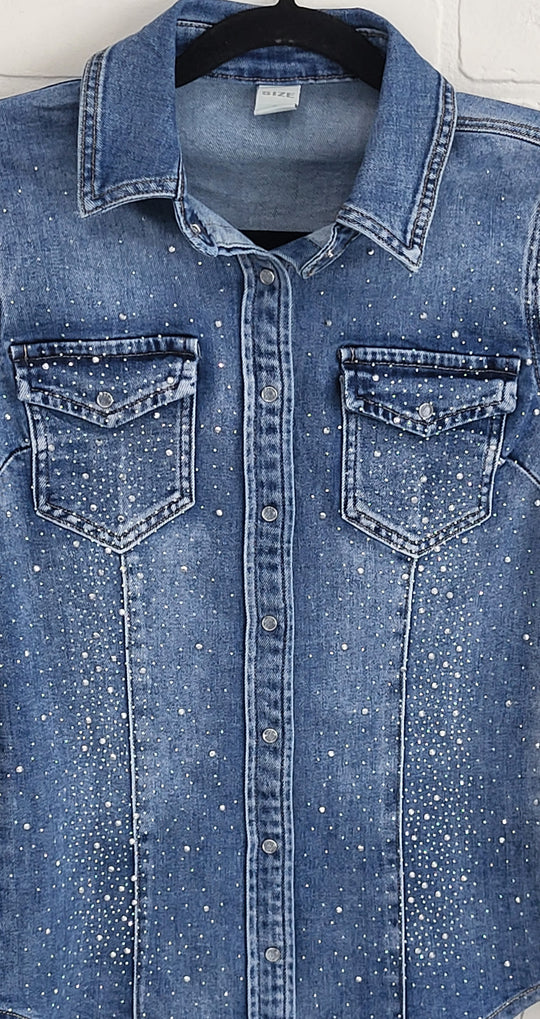 Shaken Jean Shirt