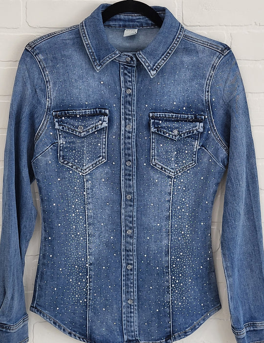 Shaken Jean Shirt