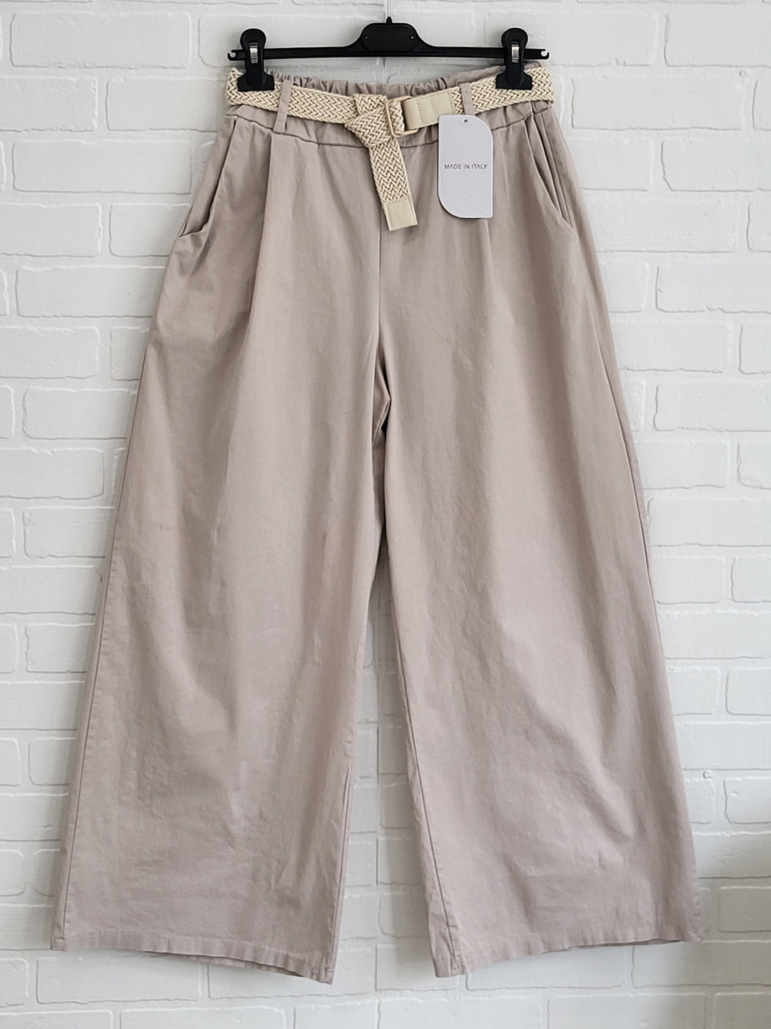 Wide  Leg Belted Pants