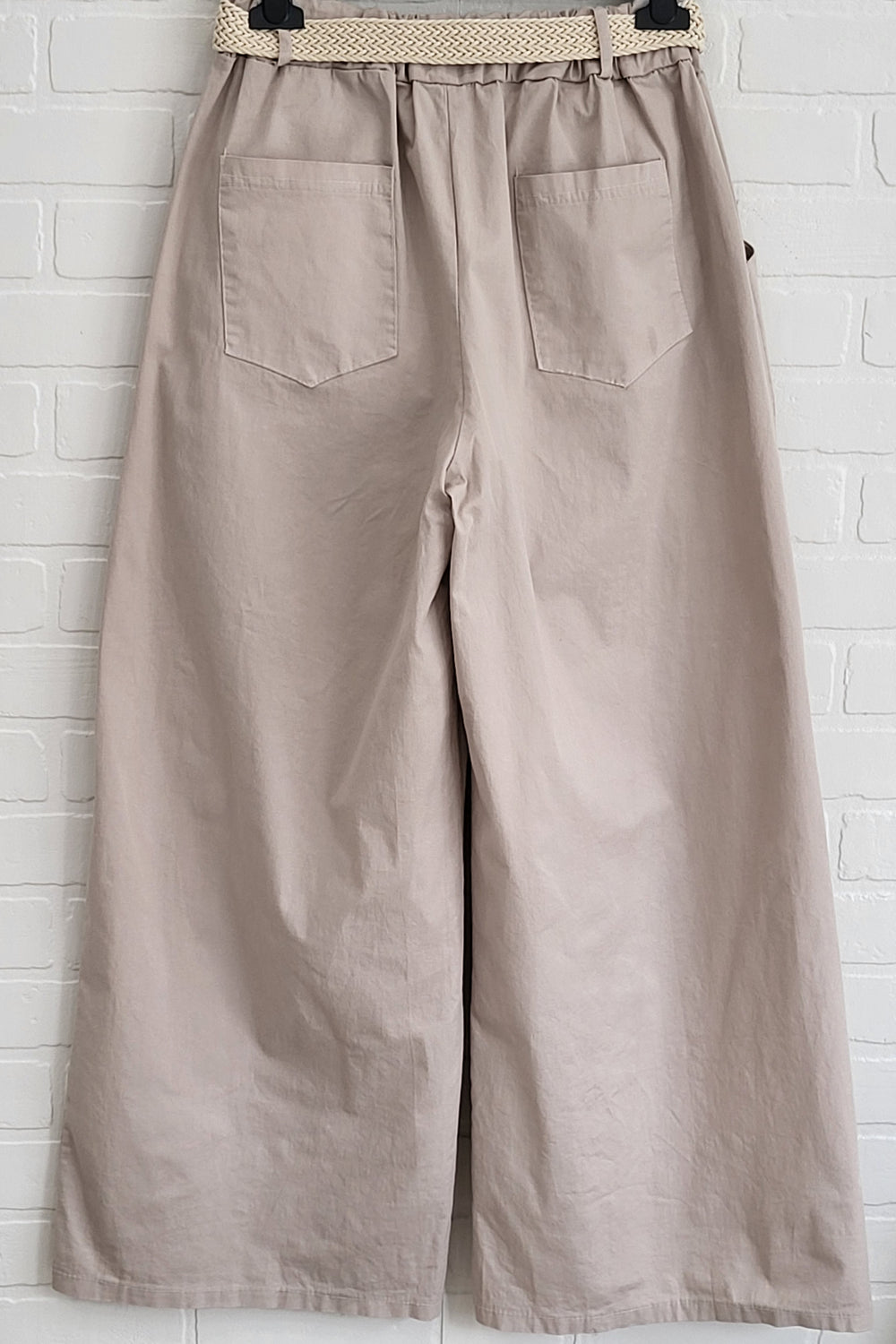 Wide  Leg Belted Pants